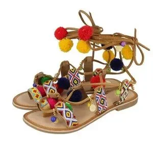 GIOSEPPO Shoes Gioseppo Omaha Pom Pom Sandals Poshmark